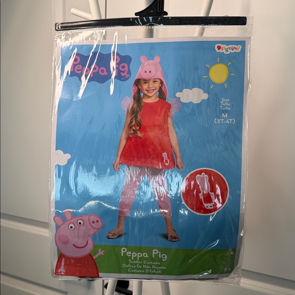Peppa Pig Pink and Red Costume 3T-4T